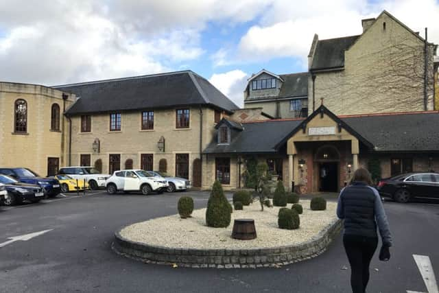 Daniel McKay watched the England national team train at Pennyhill Park Hotel.