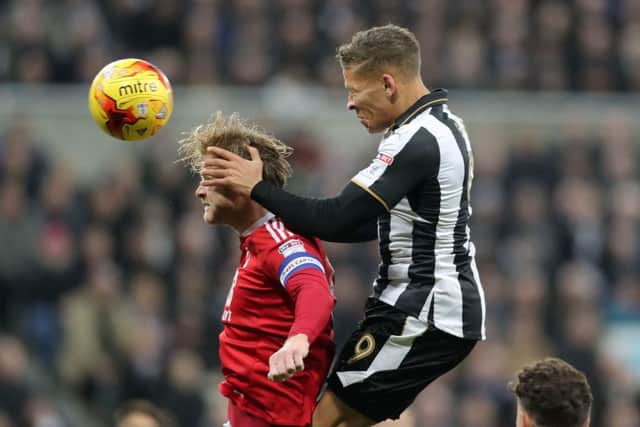 Dwight Gayle scores his second goal