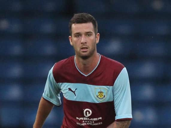 David Edgar during his days with Burnley.