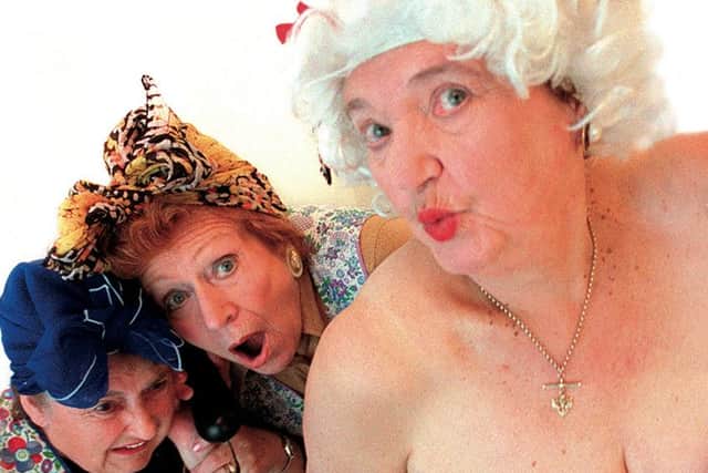 The original Dirty Dusting girls Gwen Doran, Helen Russell and Jean Southern.
