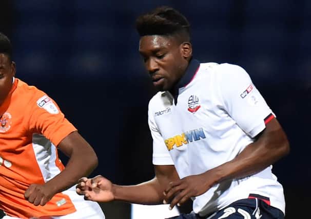 Sammy Ameobi in action for Bolton Wanderers.