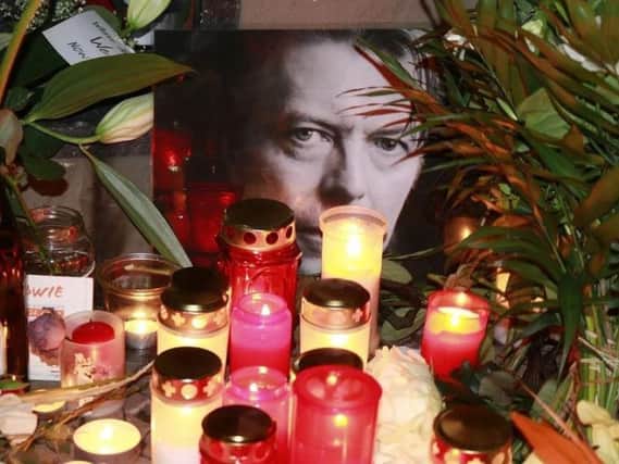 Fans are remembering David Bowie on the first anniversary of his death.