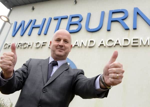 Whitburn C of E Academy top of league tables
Principal Alan Hardie.