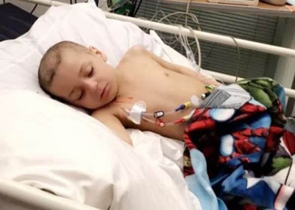 Bradley Lowery in hospital