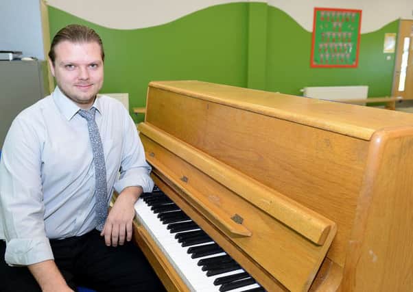 Harton Primary School music teacher Andrew Richardson Picture by FRANK REID