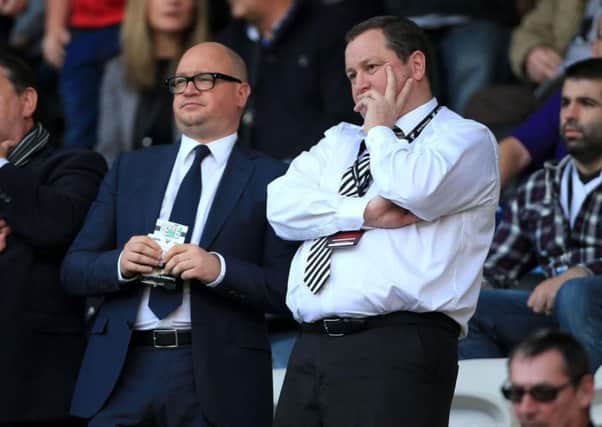 Lee Charnley and Mike Ashley