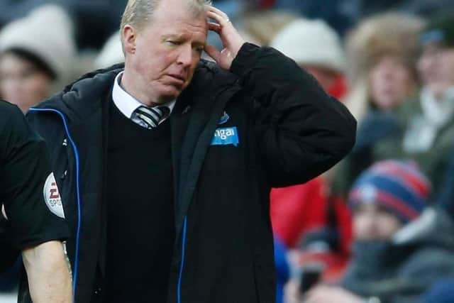 Steve McClaren in his ill-fated spell at NUFC boss.