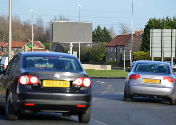 Leam Lane advertising screen turned off