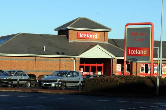 The incident happened at the Iceland store in Chichester Road, South Shields, last May.