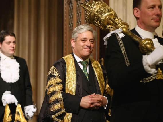 Commons Speaker John Bercow who has outlined his opposition to Donald Trump addressing both Houses of Parliament during his forthcoming state visit. Picture: PA.
