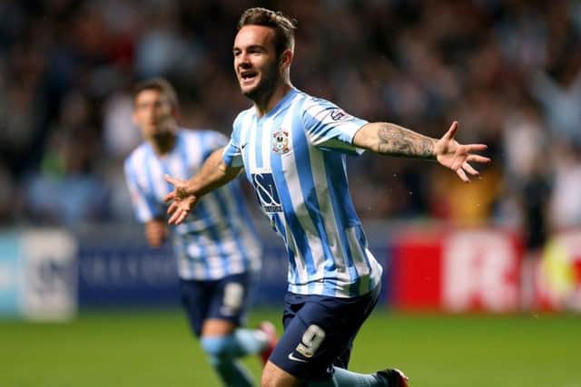 Adam Armstrong during his time with Coventry City.