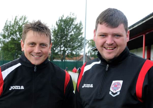 Former Seaham management duo Mark Collingwood and Simon Johnson are now at Jarrow Roofing.