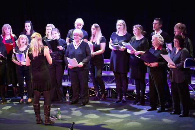 Whitburn Singers perform in the celebratory show.