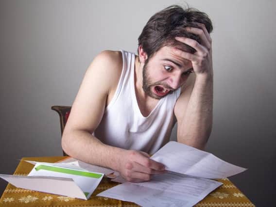 Do you get stressed over bills and expenses? Picture: Shutterstock.