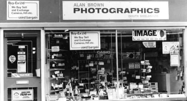 Alan Brown Photographics shop in Frederick Street.