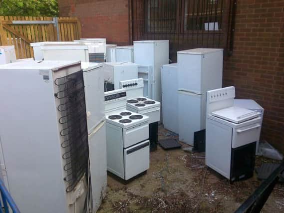 Items, including white goods, now need to be returned as the rental scheme ends.