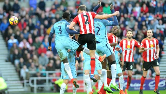 Billy Jones went close with a header