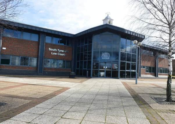 Christopher Robertson appeared at South Tyneside Magistrates' Court.