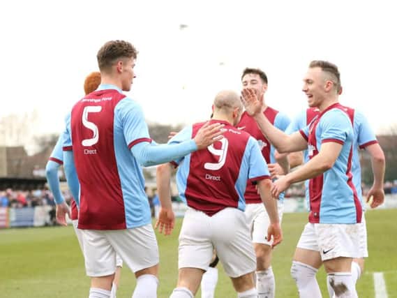 South Shields FC are potentially just two games away from an appearance at Wembley. Image by Peter Talbot.