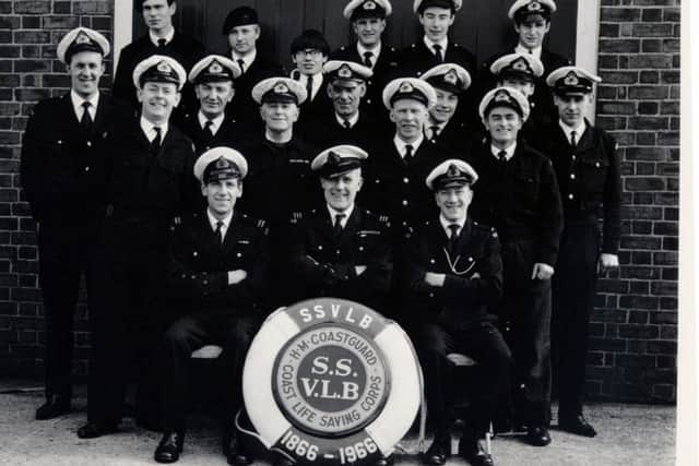 Members of the South Shields Volunteer Life Brigade in 1966.