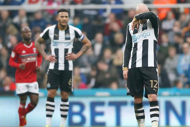 Jamaal Lascelles and Jonjo Shelvey