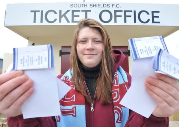 Alisha Henry, the clubs commercial manager, has hailed South Shields fans after they snapped up the initial allocation of tickets for Saturday.