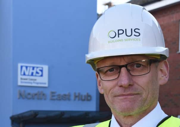 Opus Project Manager David Prior on site at the Queen Elizabeth Hospital