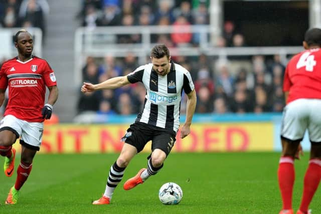 Paul Dummett in last weekend's home loss to Fulham.