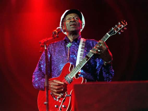 American rock 'n' roll star Chuck Berry who has died at the age of 90.