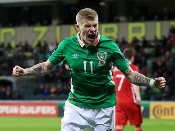 James McClean described Martin McGuinness as 'a great leader, a great hero and ... a great man'. Pic: PA.