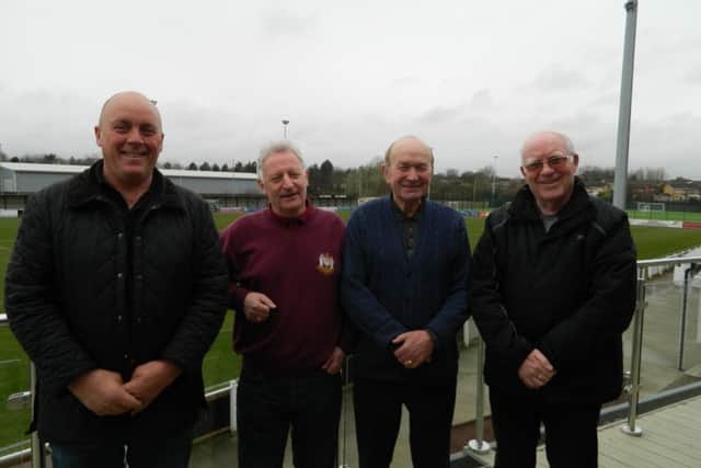 From left to right, Gary Crutwell, Bob Scott, Bob Wray and David Fall.