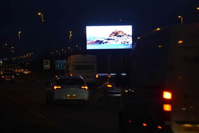 Leam Lane advertising sign