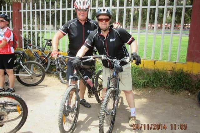 David Sinclair and David Ridley at Machu Picchu