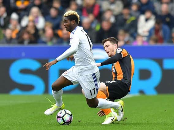 Didier Ndong in action for Sunderland