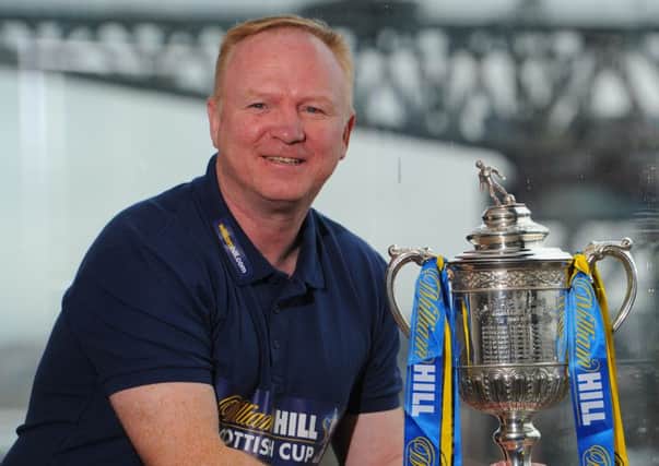 Alex McLeish with the Scottish Cup.