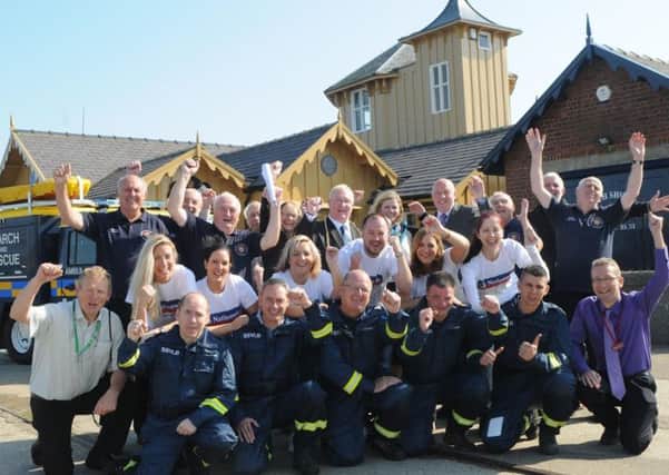 South Shields Volunteer Life Brigade celebrate their award of Â£50,500