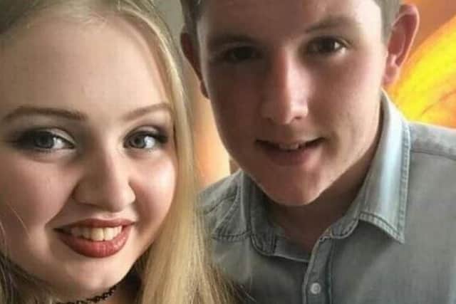 Chloe Rutherford and Liam Curry.