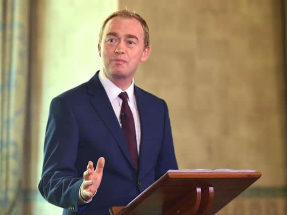 Tim Farron. Picture: PA.