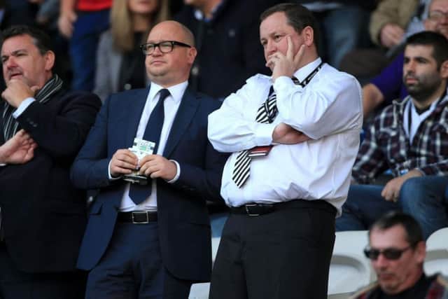 Lee Charnley and Mike Ashley