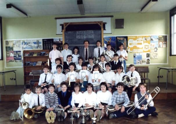 The Redwell Comprehensive School Brass/Wind Band.