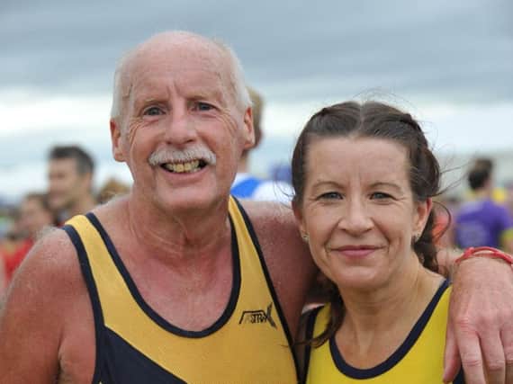 Alan Jobling compleyed his 34th Great North Run, and daughter Marsha her sixth.