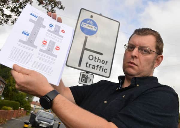 Barry Young has launch a petition against the Scotch Estate's new bus gate