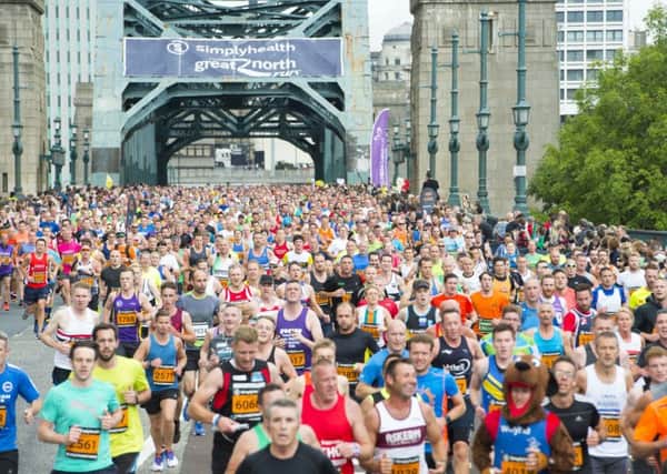 More than 40,000 people took part in Sunday's race.
