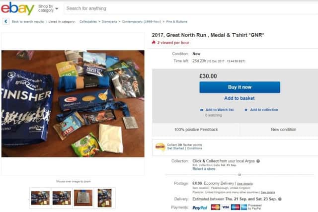 This seller included the entire contents of a goody bag - including a bag of sweets and some spaghetti.
