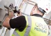 Opus Building Services staff at work.