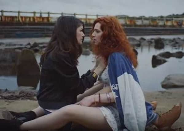 Emily Fay Palmer-Giles and Bethan Amber Carr-Brown in Sam Smith's new video Too Good At Goodbyes.
