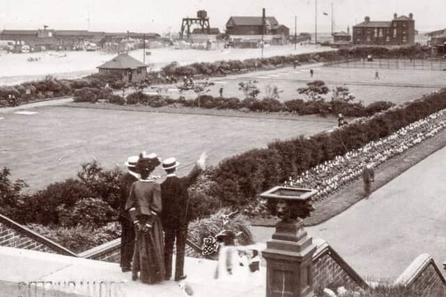 Historic image of what North Marine Park looked like during the Victorian era