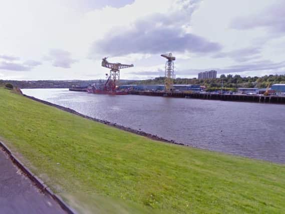 One of the incidents happened on the riverside in Hebburn. Image copyright Google Maps.