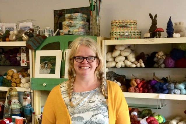 Lucy McKelvey is holding a knitathon at her business Lucy Locket Land.