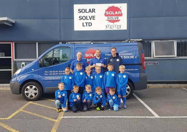 Harton and Westoe Cobras and Vipers Under-7s are being sponsored by Solar Solve Marine.